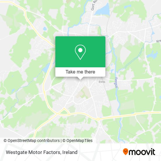 Westgate Motor Factors map