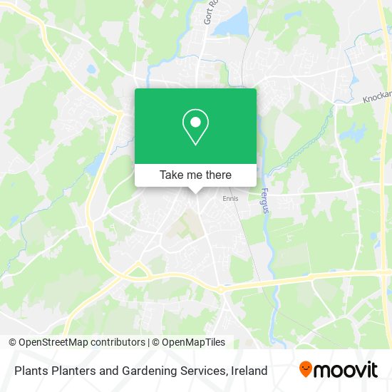 Plants Planters and Gardening Services map