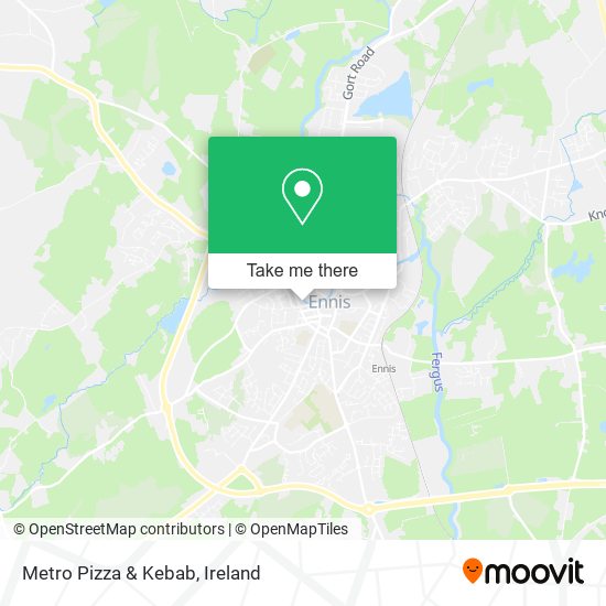 Metro Pizza & Kebab map
