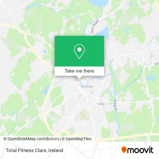 Total Fitness Clare map