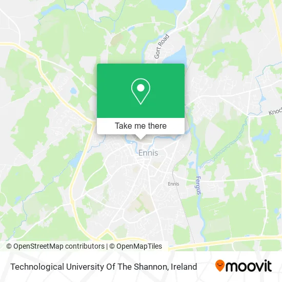 Technological University Of The Shannon map