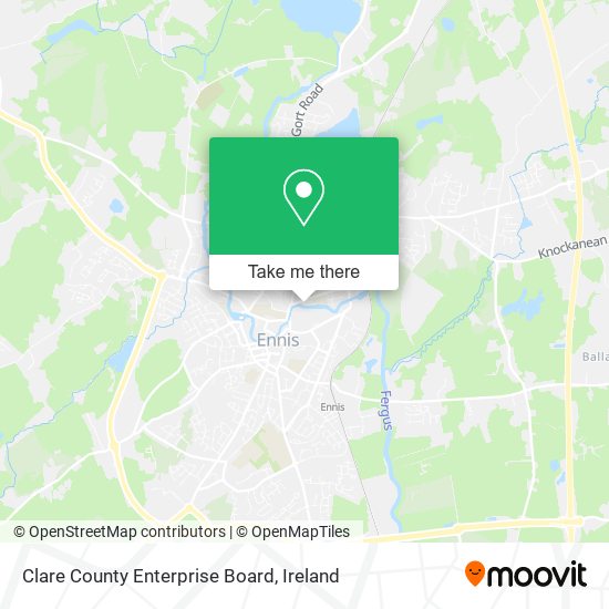 Clare County Enterprise Board map