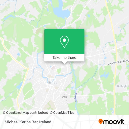 Michael Kerins Bar map