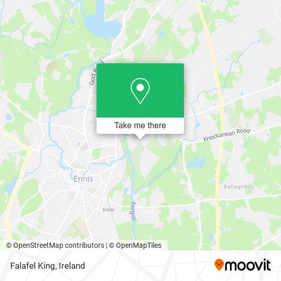 Falafel King map