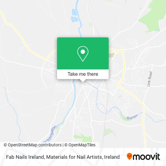 Fab Nails Ireland, Materials for Nail Artists map