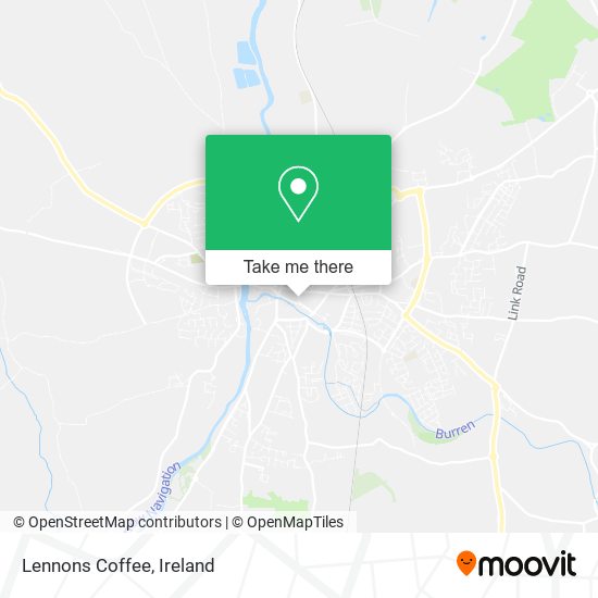 Lennons Coffee map