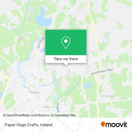 Paper Hugs Crafts map