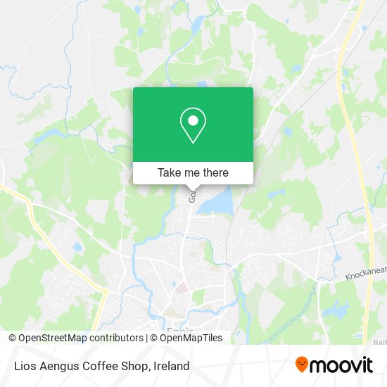 Lios Aengus Coffee Shop map