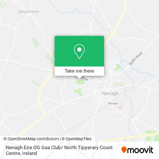 Nenagh Eire OG Gaa Club/ North Tipperary Count Centre map