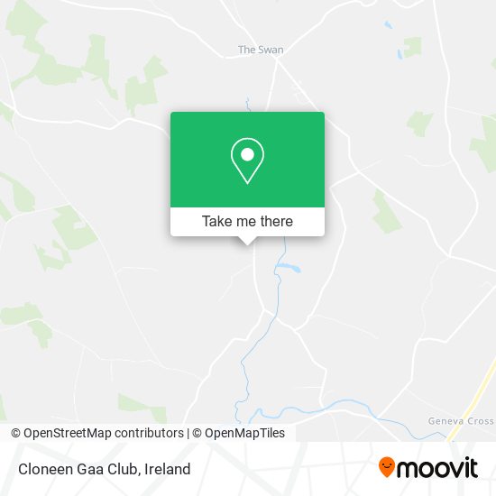 Cloneen Gaa Club map