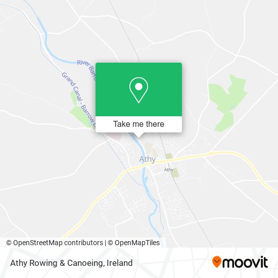 Athy Rowing & Canoeing map