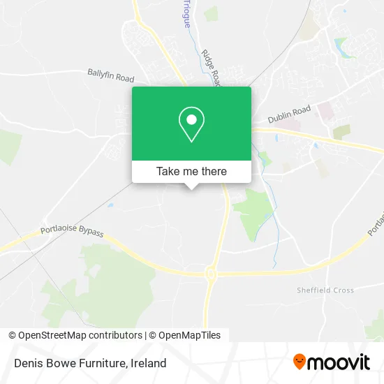 Denis Bowe Furniture map