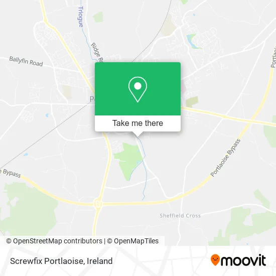 Screwfix Portlaoise map