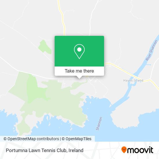 Portumna Lawn Tennis Club plan