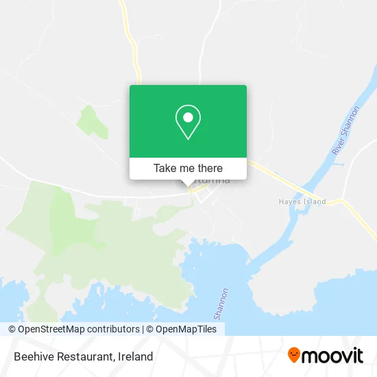 Beehive Restaurant map