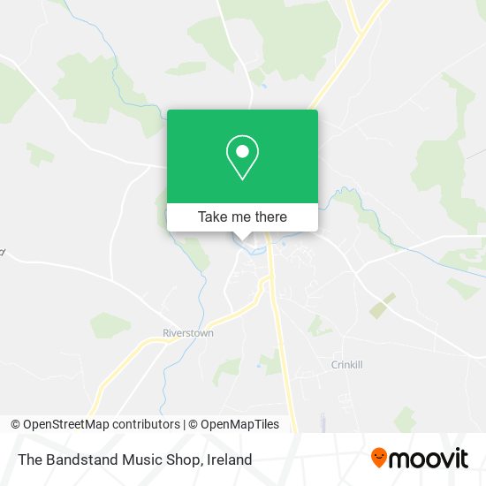 The Bandstand Music Shop map