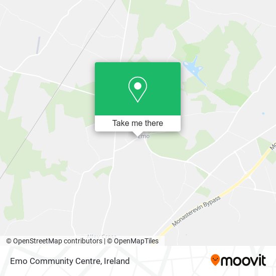 Emo Community Centre map