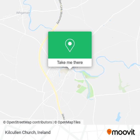 Kilcullen Church map
