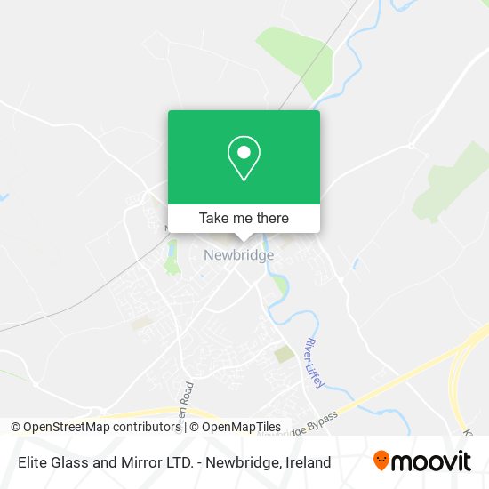 Elite Glass and Mirror LTD. - Newbridge map