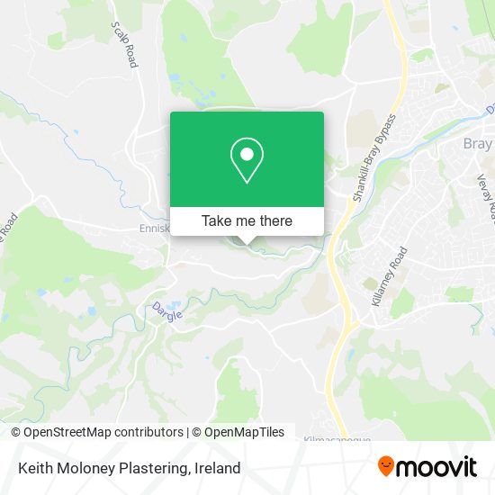 Keith Moloney Plastering map