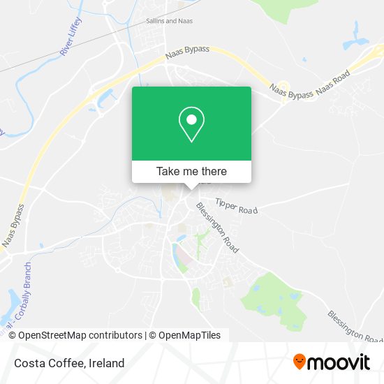 Costa Coffee map