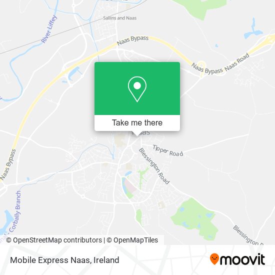 Mobile Express Naas map
