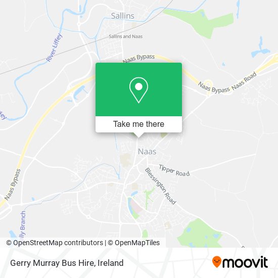 Gerry Murray Bus Hire map