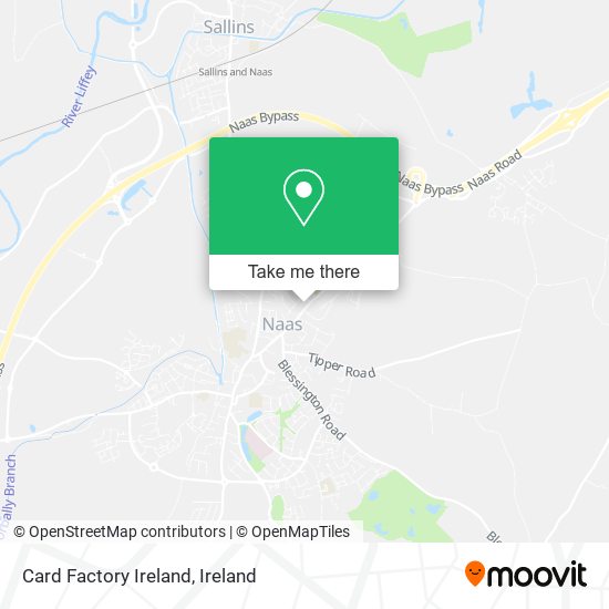 Card Factory Ireland map