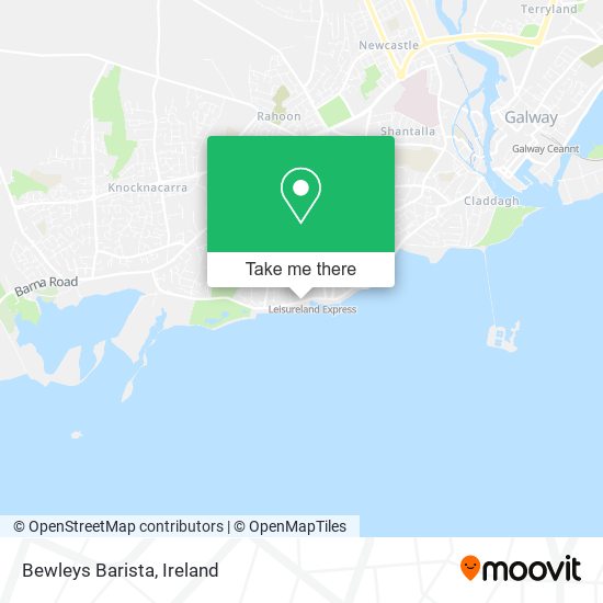 Bewleys Barista map