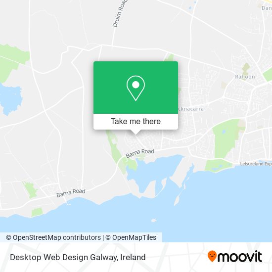 Desktop Web Design Galway map