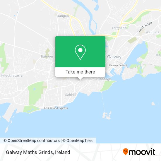 Galway Maths Grinds map