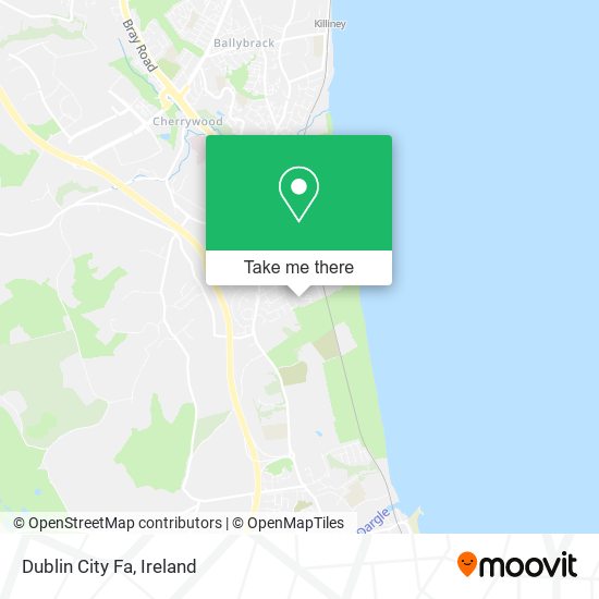 Dublin City Fa map