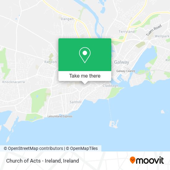 Church of Acts - Ireland map