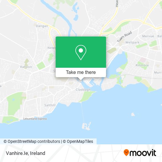 Vanhire.Ie map