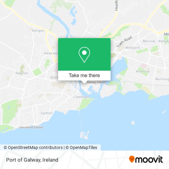 Port of Galway map