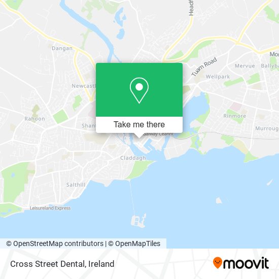 Cross Street Dental map