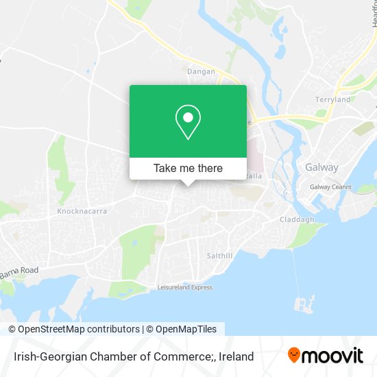 Irish-Georgian Chamber of Commerce; map