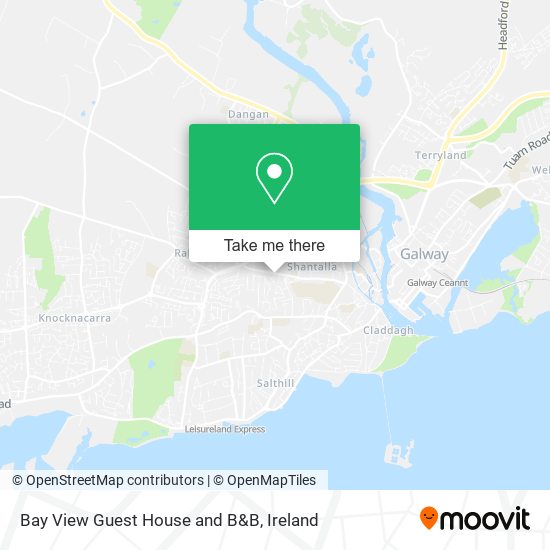 Bay View Guest House and B&B map