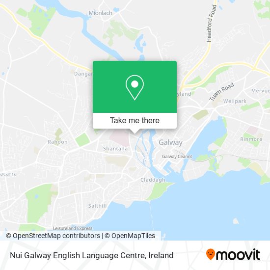 Nui Galway English Language Centre map