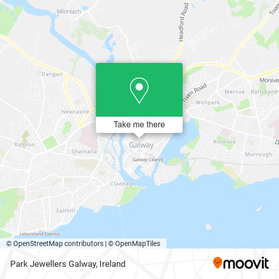 Park Jewellers Galway map