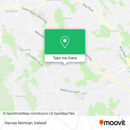 Harvey Norman map