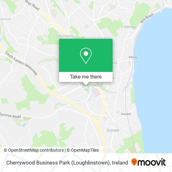 Cherrywood Business Park (Loughlinstown) map