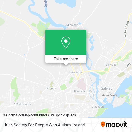 Irish Society For People With Autism map