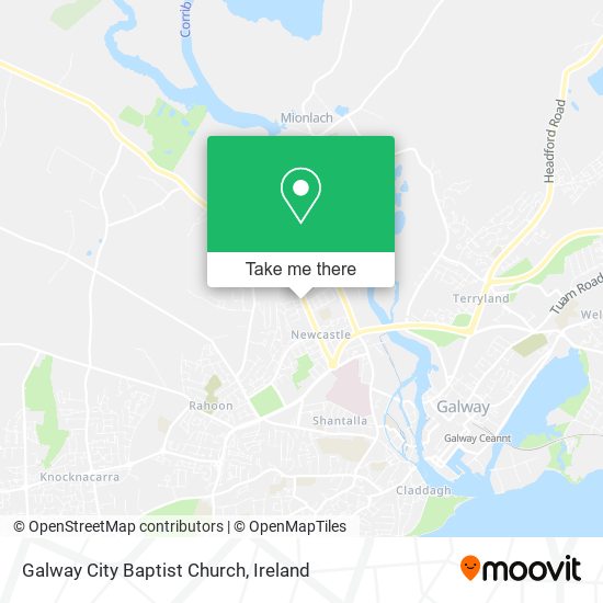 Galway City Baptist Church map