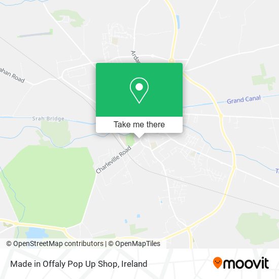 Made in Offaly Pop Up Shop map