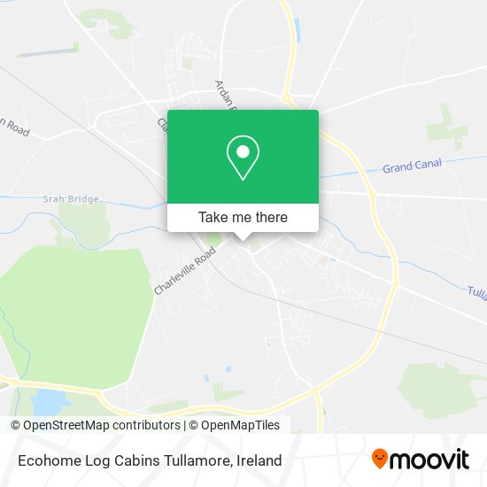 Ecohome Log Cabins Tullamore map