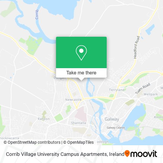 Corrib Village University Campus Apartments map