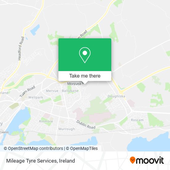 Mileage Tyre Services map
