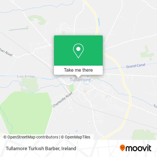 Tullamore Turkısh Barber map