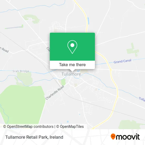 Tullamore Retail Park map
